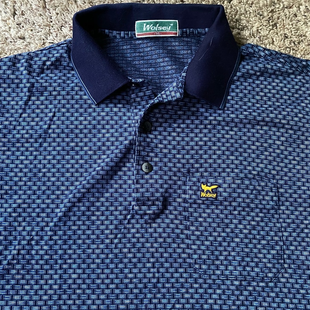 Wolsey Golf Polo Shirt Small No Flaws Fox knit